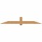 Ekena Millwork Eugene Smooth Timber Gable Bracket, Western Red Cedar, 84"W x 14"H x 3 1/2"D x 5 1/2"F, 4/12 Pitch GBW084X14X0406EUG00SWR - alternate 1
